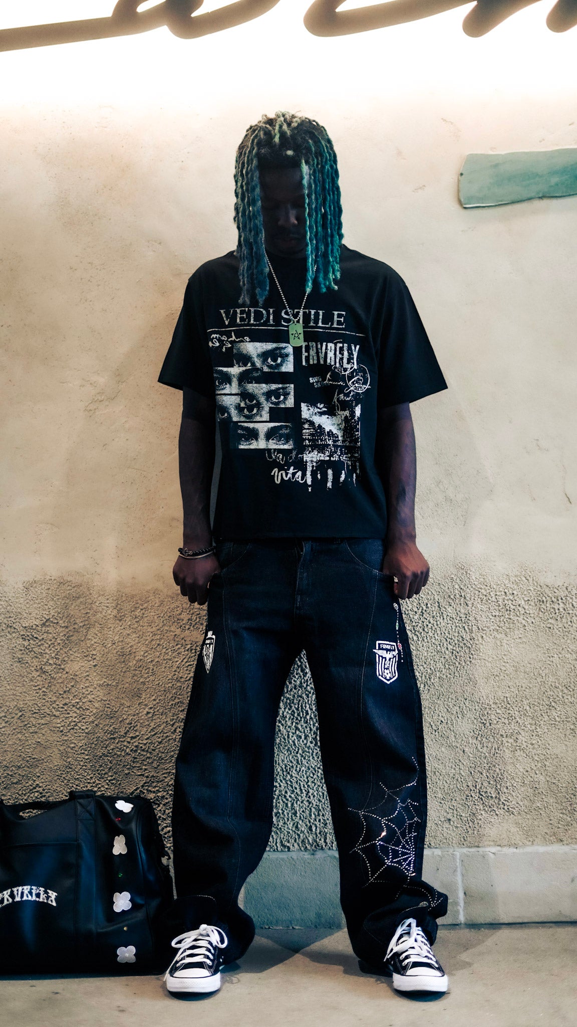 FRVRFLY WASHED RHINESTONE DENIM
