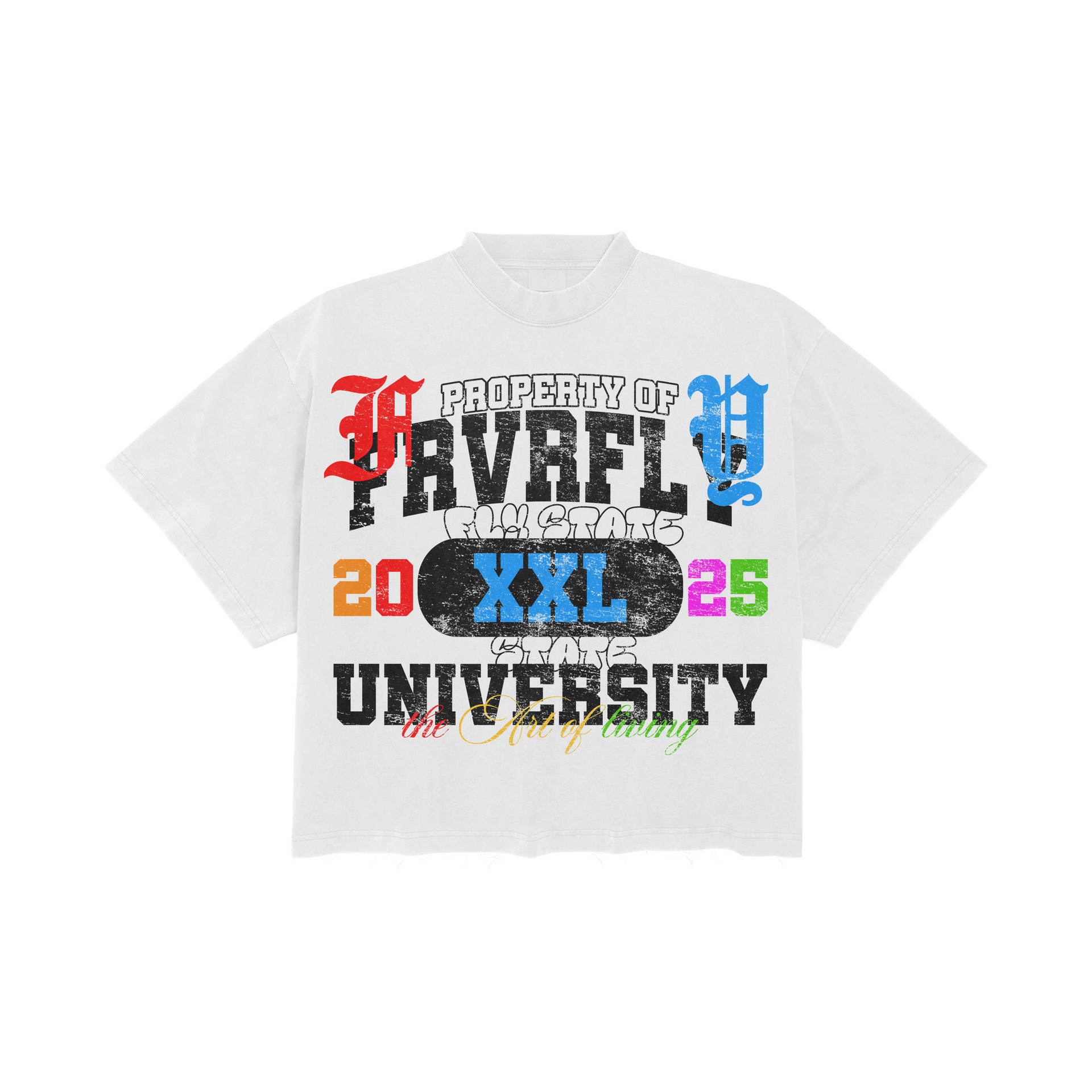WHITE UNIVERSITY TEE