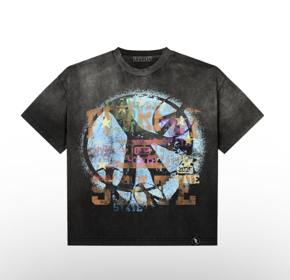 BLACK STATE TEE