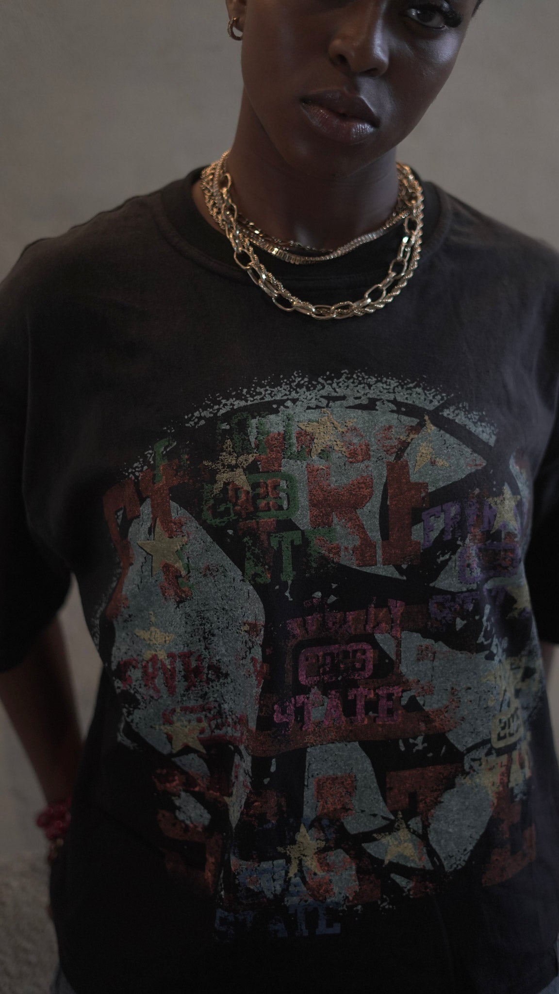 BLACK STATE TEE
